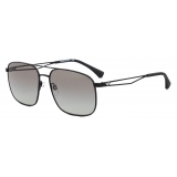 Giorgio Armani - Pilot Shape Men Sunglasses - Black Grey - Sunglasses - Giorgio Armani Eyewear