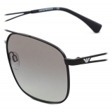 Giorgio Armani - Pilot Shape Men Sunglasses - Black Grey - Sunglasses - Giorgio Armani Eyewear