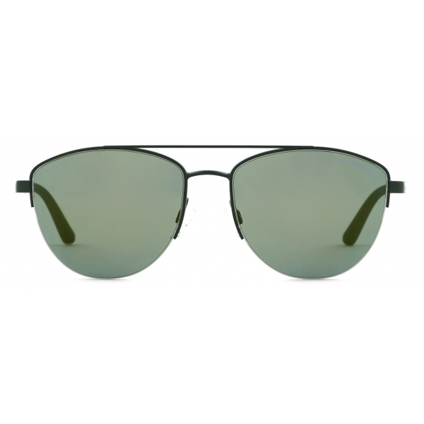 Giorgio Armani - Occhiali da Sole Uomo Forma Irregolare - Verde - Occhiali da Sole - Giorgio Armani Eyewear