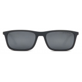 Giorgio Armani - Rectangular Shape Men Sunglasses - Grey - Sunglasses - Giorgio Armani Eyewear