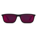 Giorgio Armani - Rectangular Shape Men Sunglasses - Black Red - Sunglasses - Giorgio Armani Eyewear