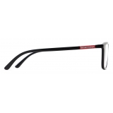 Giorgio Armani - Rectangular Shape Men Sunglasses - Black Red - Sunglasses - Giorgio Armani Eyewear