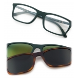 Giorgio Armani - Occhiali da Sole Uomo Forma Rettangolare - Verde - Occhiali da Sole - Giorgio Armani Eyewear
