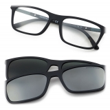 Giorgio Armani - Rectangular Shape Men Sunglasses - Black - Sunglasses - Giorgio Armani Eyewear