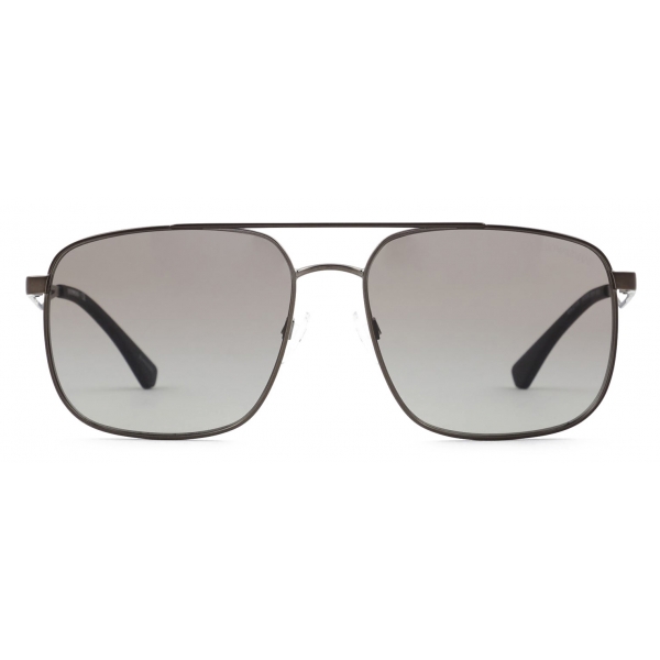 Giorgio Armani - Pilot Shape Men Sunglasses - Gunmetal - Sunglasses - Giorgio Armani Eyewear