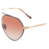 Giorgio Armani - Irregular Shape Sunglasses - Rose Gold - Sunglasses - Giorgio Armani Eyewear