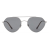 Giorgio Armani - Occhiali da Sole Forma Irregolare - Canna di Fucile Fumo - Occhiali da Sole - Giorgio Armani Eyewear