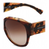 Giorgio Armani - Square Shape Women Sunglasses - Brown Havana - Sunglasses - Giorgio Armani Eyewear