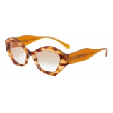 Giorgio Armani - Irregular Shape Women Sunglasses - Honey Havana - Sunglasses - Giorgio Armani Eyewear