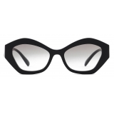 Giorgio Armani - Occhiali da Sole Donna Forma Irregolare - Nero Grigio - Occhiali da Sole - Giorgio Armani Eyewear
