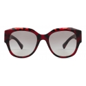 Giorgio Armani - Square Shape Women Sunglasses - Havana Smoke - Sunglasses - Giorgio Armani Eyewear