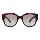 Giorgio Armani - Square Shape Women Sunglasses - Havana Smoke - Sunglasses - Giorgio Armani Eyewear