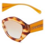 Giorgio Armani - Irregular Shape Women Sunglasses - Honey Havana - Sunglasses - Giorgio Armani Eyewear