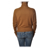 Ottod'Ame - High Neck Sweater - Tobacco - Sweater - Luxury Exclusive Collection