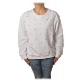 Ottod'Ame - Oversized Sweatshirt with Bezel - White - Sweatshirt - Luxury Exclusive Collection