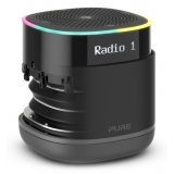 Pure - StreamR - Carbone - Radio Intelligente Portatile con Bluetooth e Alexa con un Solo Tocco - Radio Digitale Alta Qualità