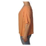 Ottod'Ame - V-neck Shirt - Orange - Shirt - Luxury Exclusive Collection