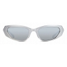 Balenciaga - Occhiali da Sole Metal Rectangle - Argento - Occhiali da Sole - Balenciaga Eyewear