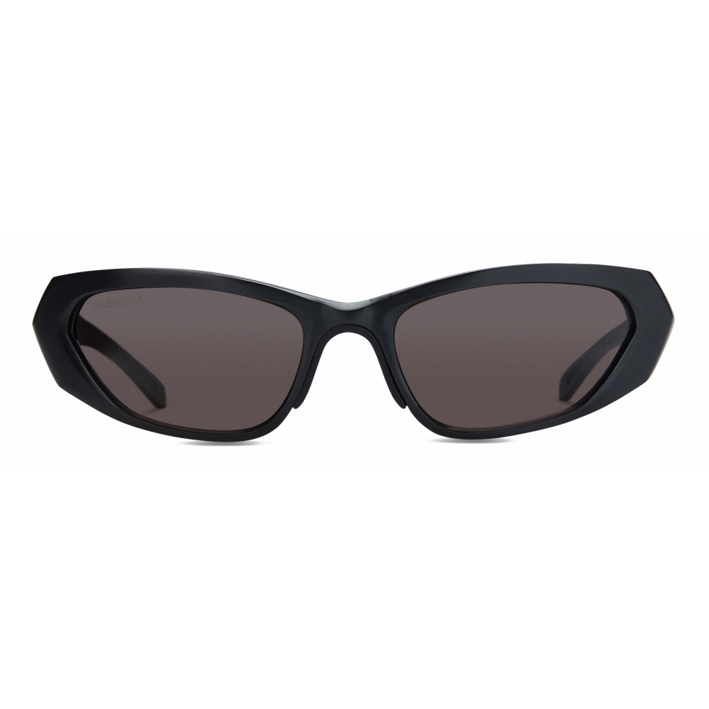 Balenciaga - Metal Rectangle Sunglasses - Black - Sunglasses ...