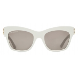 Balenciaga - Dynasty Butterfly Sunglasses - White - Sunglasses - Balenciaga Eyewear
