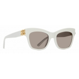 Balenciaga - Dynasty Butterfly Sunglasses - White - Sunglasses - Balenciaga Eyewear