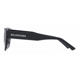 Balenciaga - Flat Rectangle 2.0 Sunglasses - Black - Sunglasses - Balenciaga Eyewear
