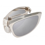 Givenchy - G Tri-Fold Unisex Sunglasses in Metal - Grey - Sunglasses - Givenchy Eyewear