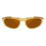 Givenchy - G Tri-Fold Unisex Sunglasses in Metal - Yellow - Sunglasses - Givenchy Eyewear