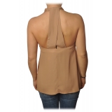Ottod'Ame - Tank Top with Open Back - Beige - Top - Luxury Exclusive Collection