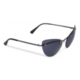 Moschino - Rimless Sunglasses with Studs - Black - Moschino Eyewear