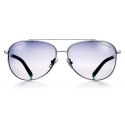 Tiffany & Co. - Pilot Sunglasses - Silver Gray - Tiffany T Collection - Tiffany & Co. Eyewear