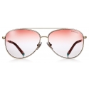 Tiffany & Co. - Pilot Sunglasses - Gold Pink - Tiffany T Collection - Tiffany & Co. Eyewear