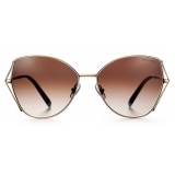 Tiffany & Co. - Butterfly Sunglasses - Gold Brown - Tiffany T Collection - Tiffany & Co. Eyewear