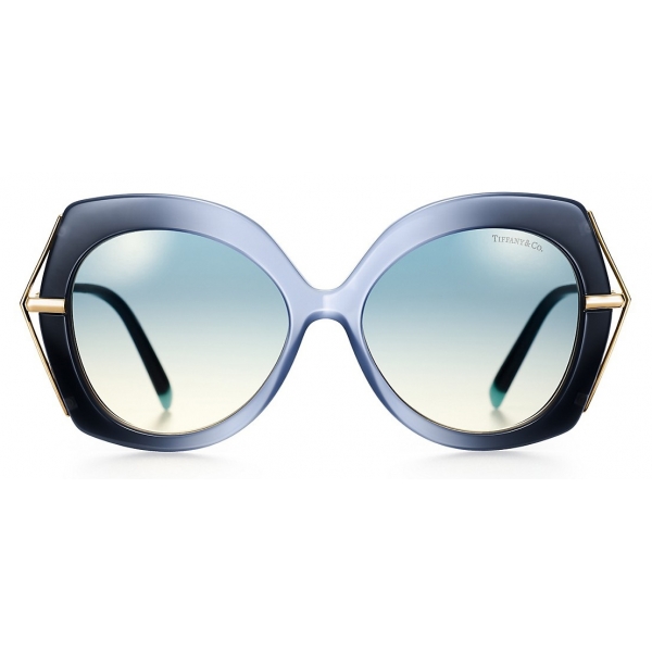 Tiffany & Co. - Butterfly Sunglasses - Gold Blue - Tiffany T Collection - Tiffany & Co. Eyewear
