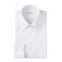 Viola Milano - Camicia a Tinta Unita - Bianco - Handmade in Italy - Luxury Exclusive Collection