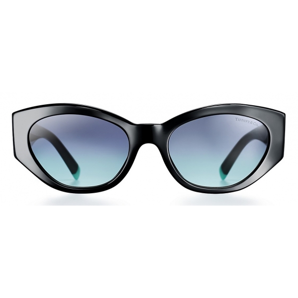 Tiffany & Co. - Oval Sunglasses - Black Blue - Tiffany T Collection - Tiffany & Co. Eyewear
