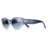 Tiffany & Co. - Oval Sunglasses - Blue - Tiffany T Collection - Tiffany & Co. Eyewear
