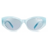 Tiffany & Co. - Occhiale da Sole Ovali - Azzurro - Collezione Tiffany T - Tiffany & Co. Eyewear