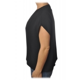 Ottod'Ame - Blusa con Scollo a V - Nero - Top - Luxury Exclusive Collection