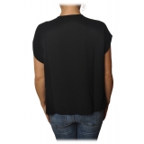 Ottod'Ame - Blusa con Scollo a V - Nero - Top - Luxury Exclusive Collection