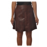 Ottod'Ame - Midi Skirt Pois Pattern - Black - Skirt - Luxury Exclusive Collection