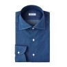 Viola Milano - Classic Denim Shirt - Denim - Handmade in Italy - Luxury Exclusive Collection