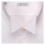 Viola Milano - Cotton Dress Shirt - White - Handmade in Italy - Luxury Exclusive Collection