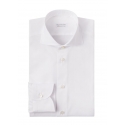 Viola Milano - Classic Solid Color Shirt - White - Handmade in Italy - Luxury Exclusive Collection