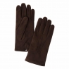Viola Milano - Suede Gloves with Cashmere Lining - Brown - Handmade in Italy - Luxury Exclusive Collection
