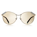 Tiffany & Co. - Round Sunglasses - Gold Brown - Tiffany T Collection - Tiffany & Co. Eyewear