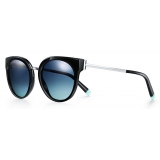 Tiffany & Co. - Round Sunglasses - Black Blue - Tiffany T Collection - Tiffany & Co. Eyewear
