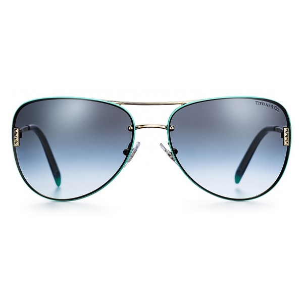 Tiffany & Co. - Pilot Sunglasses - Gold Black - Tiffany T Collection - Tiffany & Co. Eyewear
