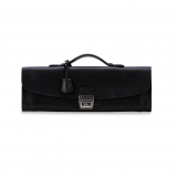 Viola Milano - Traveller Briefcase - Black - Handmade in Italy - Luxury Exclusive Collection