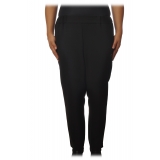 Ottod'Ame - Soft Leg Trousers with Low Crotch - Black - Trousers - Luxury Exclusive Collection